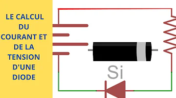 Comment calculer la tension d'une diode ?