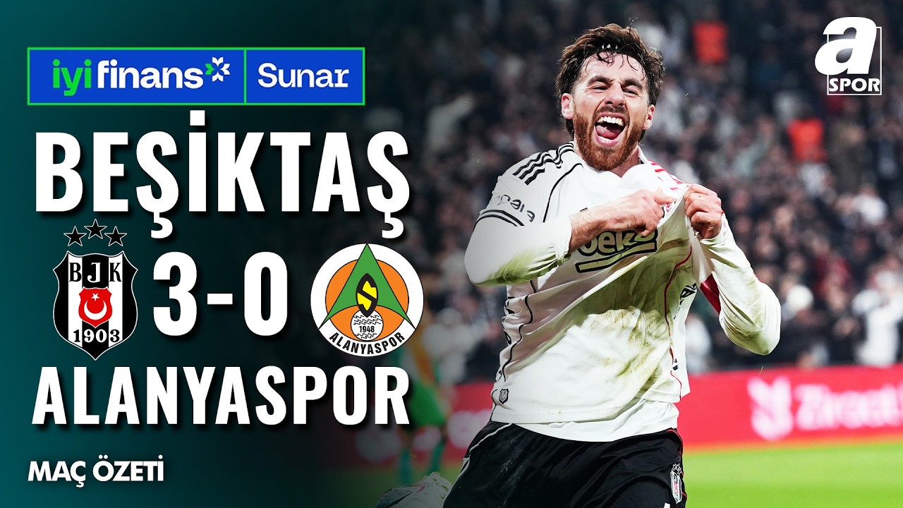 ⁣Beşiktaş 3-0 Alanyaspor | MAÇ ÖZETİ | Ziraat Türkiye Kupası Çeyrek Final Maçı | 23.04.2026