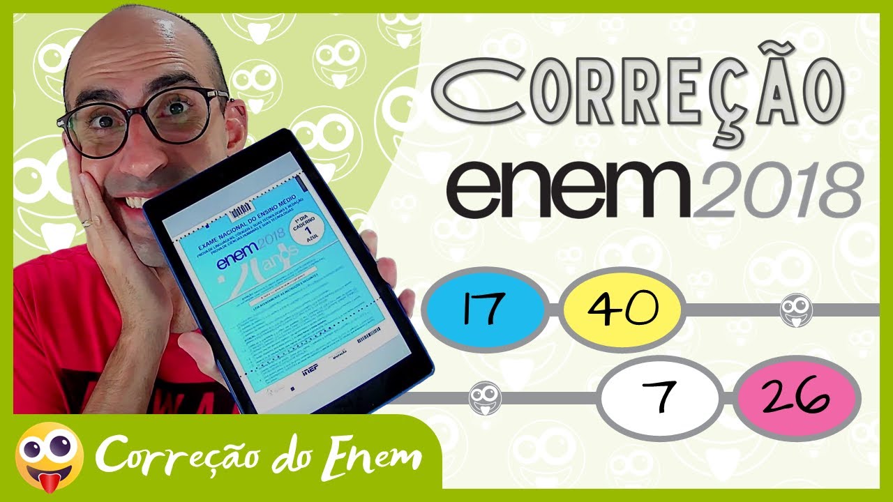 [CORREÇÃO DO ENEM] Questão 17 - Enem 2018 - Prova azul ▷ Ele me abandonou