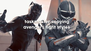 Information taskmaster copying avenger’s fight styles | black widow Update