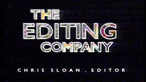 Chyron SuperScribe, Ampex Century, and Ampex Single Channel ADO-Chris Sloan Demo - December, 1989