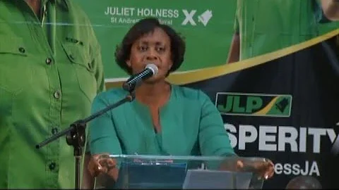 Juliet Holness presented as JLP Candidate | CEEN C...
