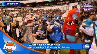 Personajes De Quién Es La Máscara? Invaden El Estadio Azteca Hoy