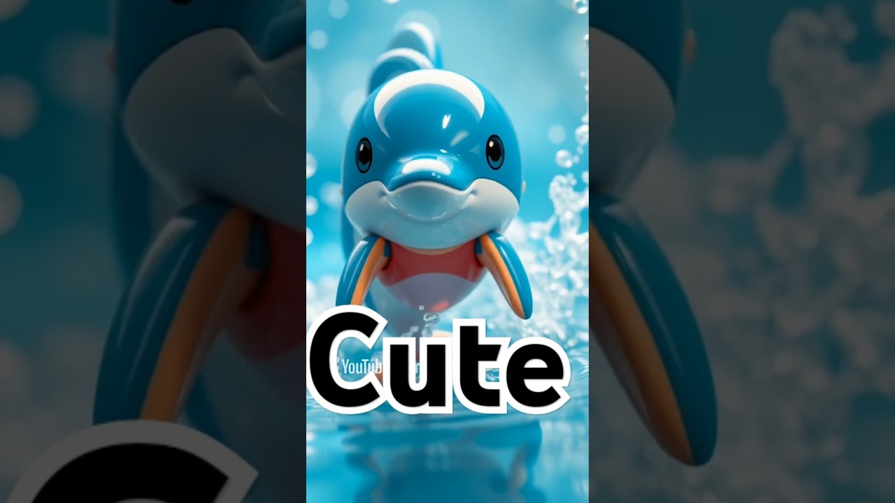 Robot Dolphin Family Explores the Ocean