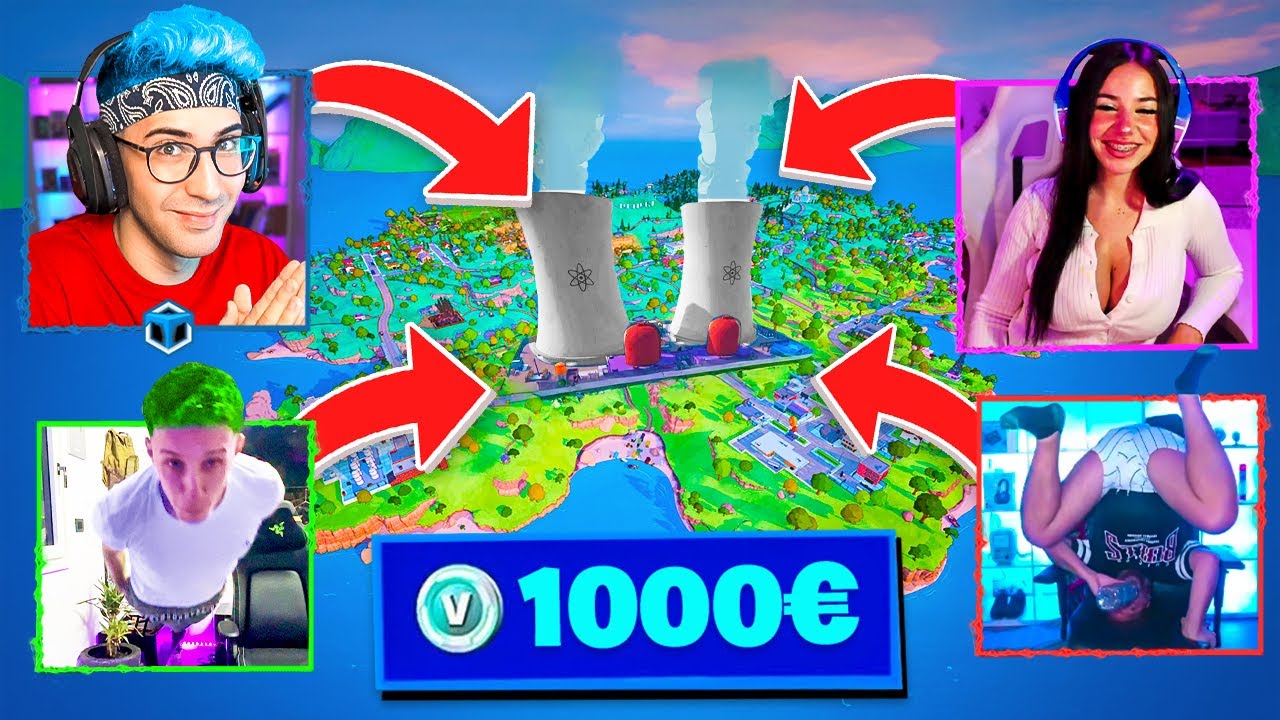 REGALO 1000€ a chi mi BATTE nel TUTTI VS TUTTI a SPRINGFIELD dei SIMPSON su FORTNITE