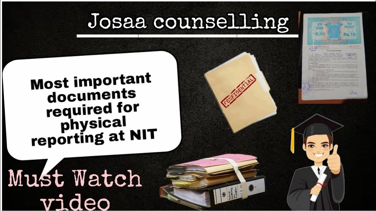 Documents required for physical reporting at NIT 🎯All information about documents.