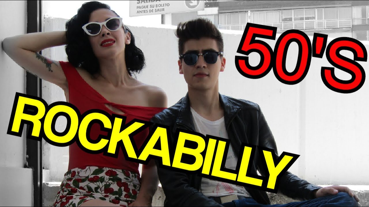 Por Color de malva Generalizar Outfit Rockabilly - Hombre y Mujer - YouTube