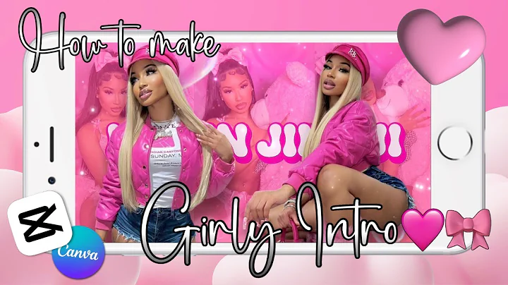 HOW TO MAKE A CUTE AND GIRLY YOUTUBE INTRO USING CAPCUT & CANVA ON A PHONE!