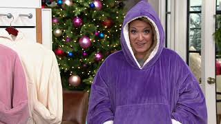 The Comfy Original Oversized Blanket Sweatshirt on QVC