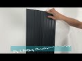 Easy installation guide for wpc soundproof 3d wall paneling