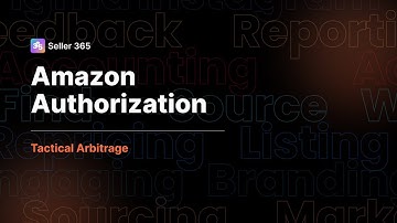 Tactical Arbitrage 1.0 - Amazon Authorization