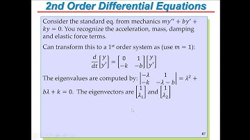 Lecture 19-Differential Equations and the Eigenvalue Problem