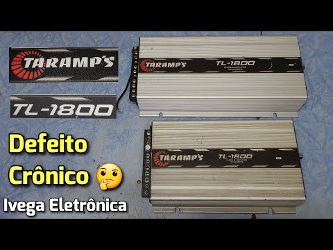 Taramps TL-1800, defeito crônico, mas... fácil de resolver.