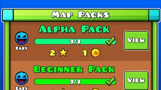 Geometry Dash - Alpha pack All levels 100%