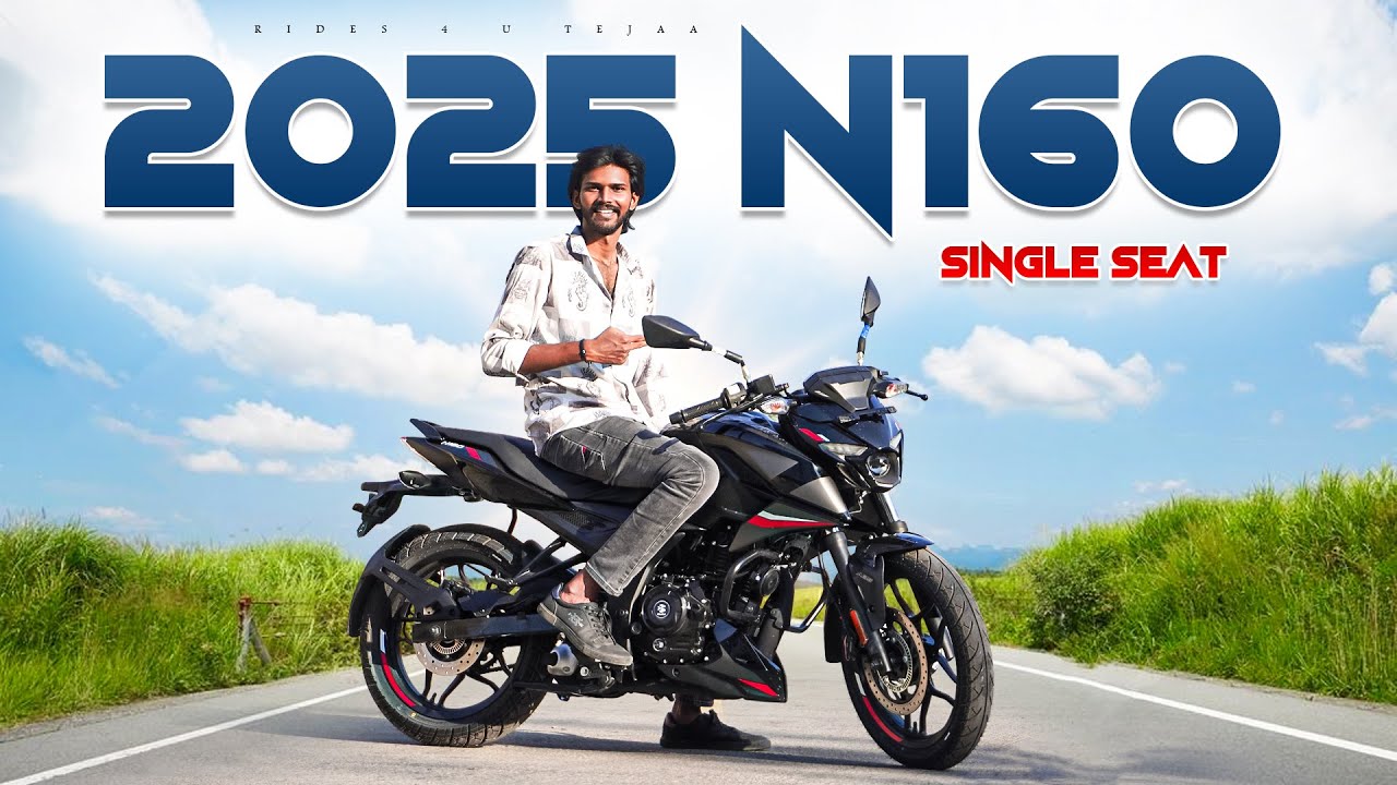2025 Bajaj Pulsar N160 Single Seat Review in Telugu