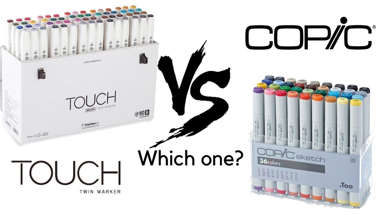 TOUCH FIVE MARKERS vs OHUHU MARKERS - Which cheap Copic