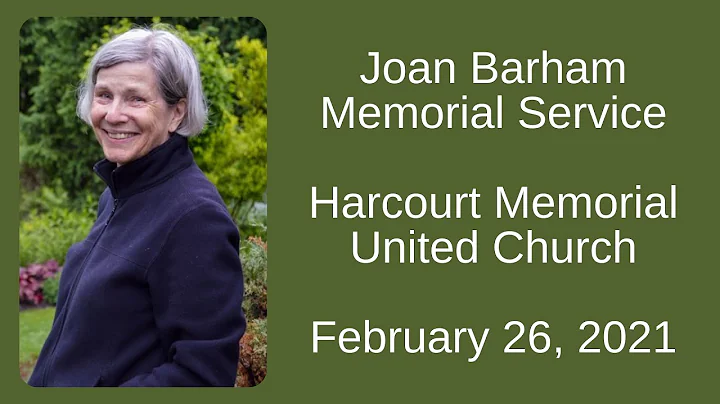 Joan Barham Memorial Service (LIVE)