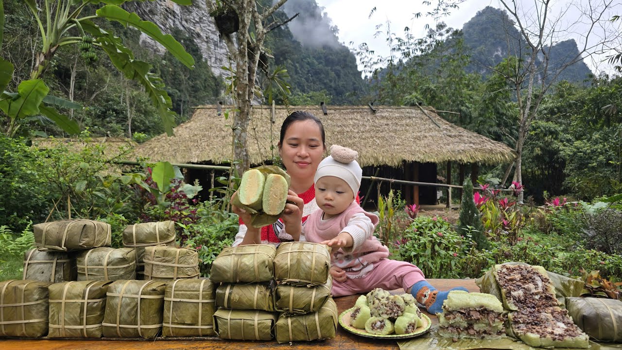 Happy New Year 2026 Making Traditional Chung Cake with My Kids | A Warm Farm Family Celebration