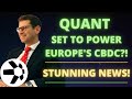 Quant Network (QNT) Quant Set To Power Europe's CBDC & Exciting Quant Partnerships!!