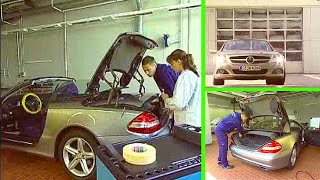 Mercedes-Benz SL - How to manually close the Vario roof | R230