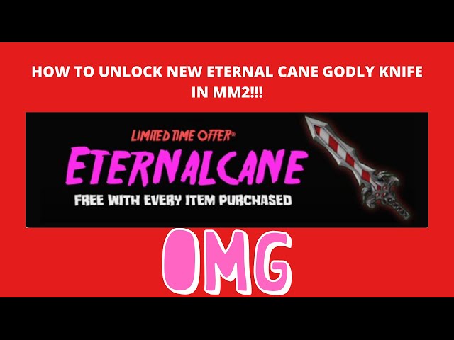 CHEAP* Roblox Mm2 Eternal cane + Luger cane Godly knife *FAST DELIVERY*
