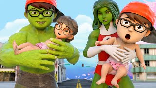 Good Son Nick Zombie Has A Crazy Daddy - Scary Teacher 3D NickHulk is Not Zombie