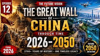 The Great Wall of China Through Time (2026–2050) | The Future of the Great Wall | AI Timelapse 4K
