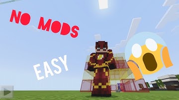 How to become the FLASH in Minecraft NO MODS