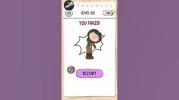 Brain Test 3 level 223 answer.  Android puzzle games. #shorts #braintest3 #braintest