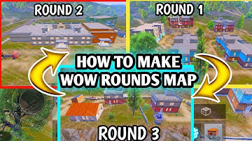 How to make wow erangle round map | round management device | wow erangle round match tutorial
