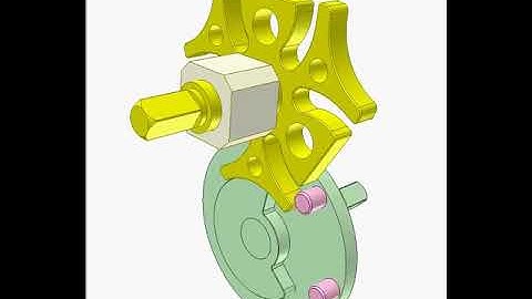 Design and concept of Star wheel drive 3480p | Mechanism | Engineering Concepts