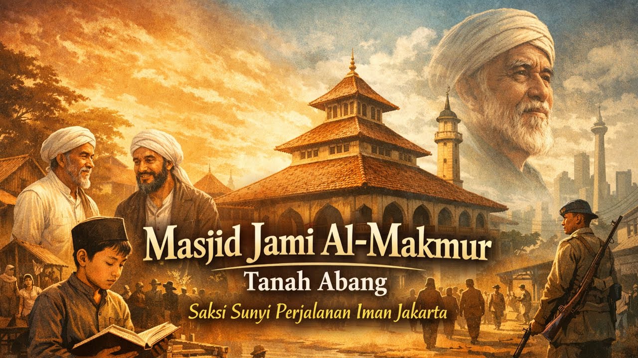 Masjid Jami Al-Makmur Tanah Abang‼️ Saksi Sunyi Perjalanan Iman Jakarta dari Zaman Kolonial