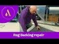 Rug backing repair