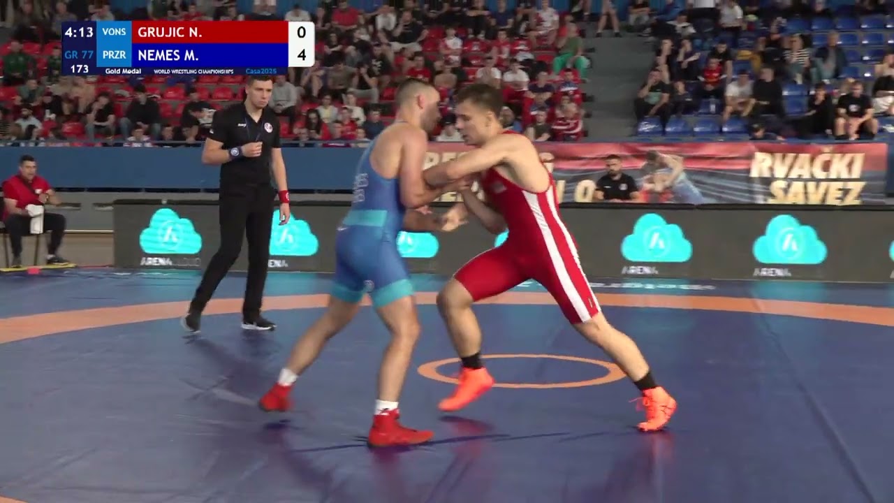 Grujić N. VONS Nemeš M. PRZR gr 77 Prvenstvo Srbije za seniore 2025 Beograd