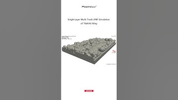 Single Layer Multi-Track LPBF Simulation of Ti6Al4V Alloy