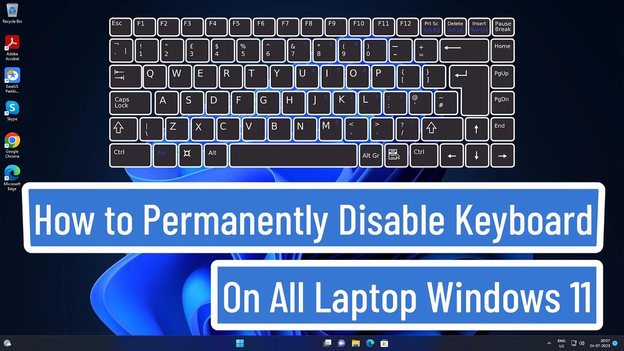 How to Permanently Disable Keyboard On All Laptop Windows 11 [100