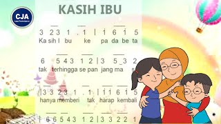 Lirik Lagu Kasih Ibu kepada Beta || Lagu Tematik SD Kelas 1 Tema 2