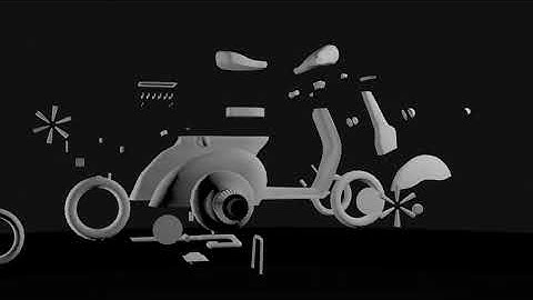 Vespa 3D Model
