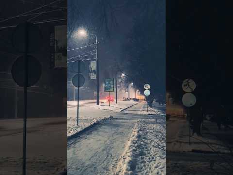 Видео: Велодоріжка під першим снігом #shotrs #зима #сніг #хмельницький #україна