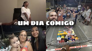 UM DIA COMIGO - ACADEMIA, MERCADO + ANIVERSÁRIO DA MINHA VÓ