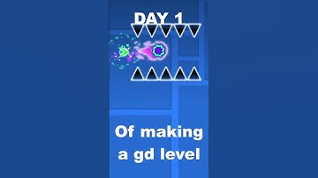 Day 1 Of Making A Geometry Dash Level