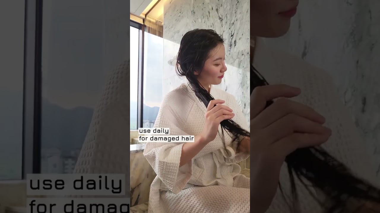 Try this on your wet or dried hair💙 