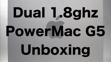 Dual 1.8GHz PowerMac G5 Unboxing (2004) | The PowerPC Hub