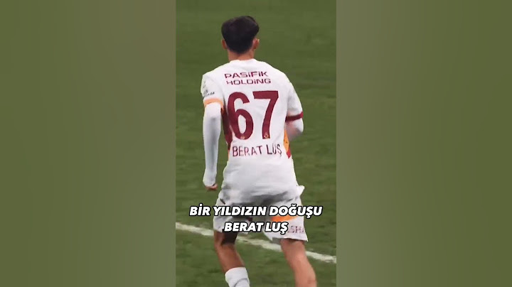 Galatasaray kocaman bir ailedir. Bir Yıldız Doğuyor. Berat Luş Altyapının yeni yıldızı.