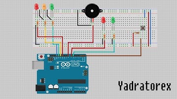 Arduino UNO - Traffic Lights with button (Download code at description)