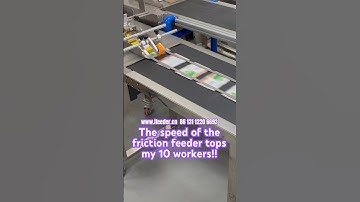 How fast is the automatic friction feeder?#machine #bag #packing #feeder #factory