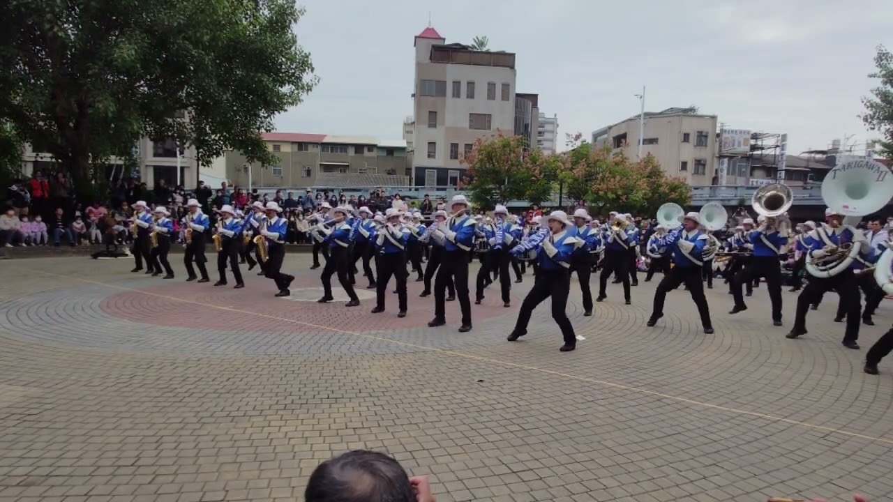 2023年嘉義市國際管樂節戶外快閃活動日本瀧川第二高校吹奏樂部1-3