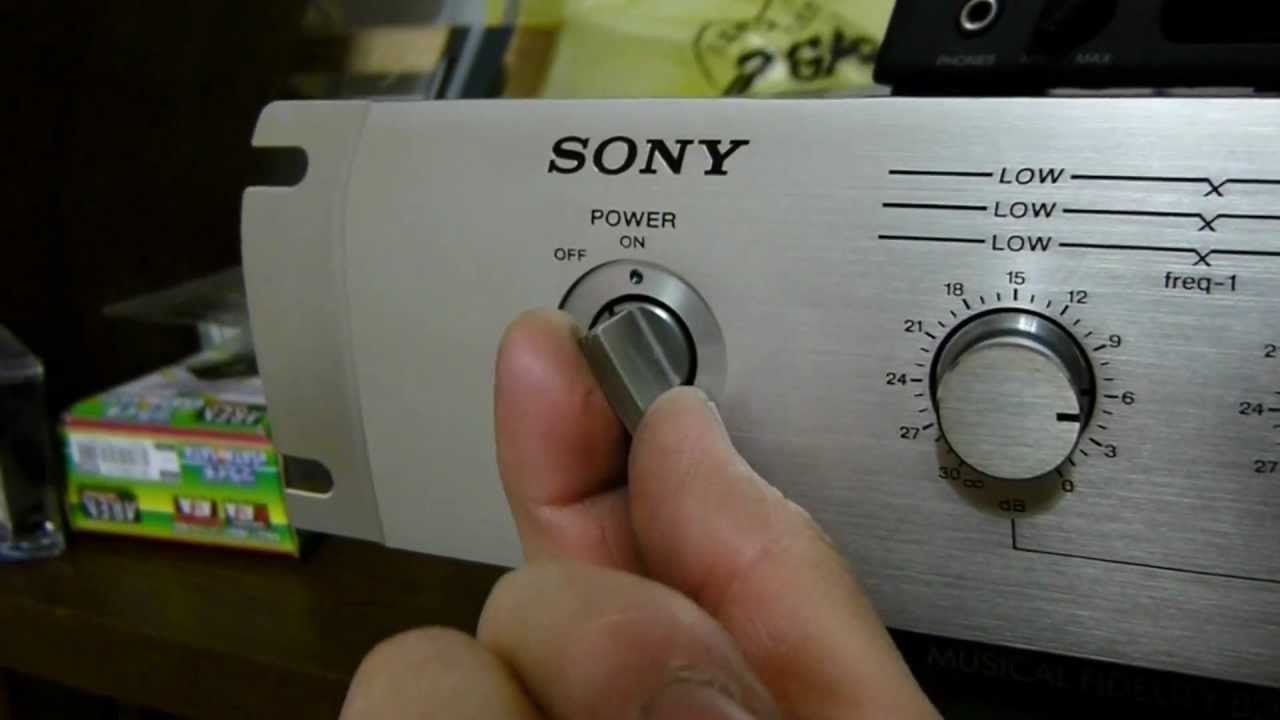SONY TA-D88 チャンネルデバイダー - YouTube