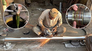 Hydraulic Cylinder RAM Repair and Rebuild || Hydraulic Cylinder Seal Replacement