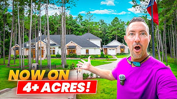 Inside the FIRST 4-10 Acre Community in Houston With Custom Homes UNLIKE Anything We